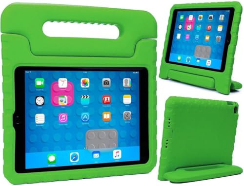 BTH - Kinderhülle für Apple iPad mini 5 7.9 (2019) - Stoßfest mit Leichtgewicht Griff Grün