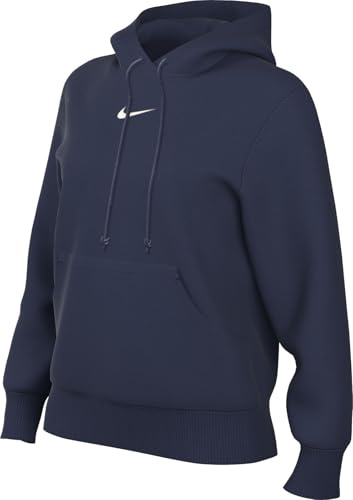 Nike Sportswear Phoenix Fleece Hoodie Für Damen, Midnight Navy/Sail, HF6839-410, M