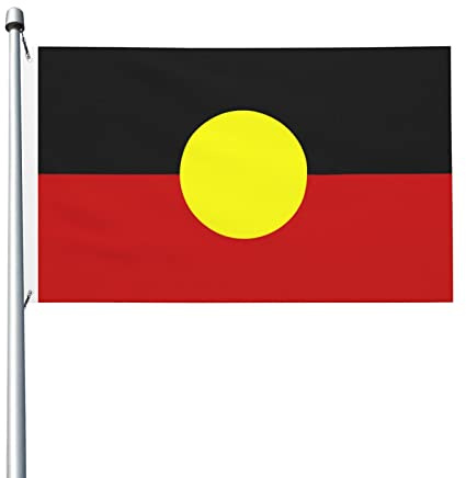 Bannerfahnen Flagge Der Australischen Aborigines Breeze Flagge Langlebig Lustige Flaggen Banner, Für Feiertage, Partys, Drinnen Und Draußen, 90x150cm
