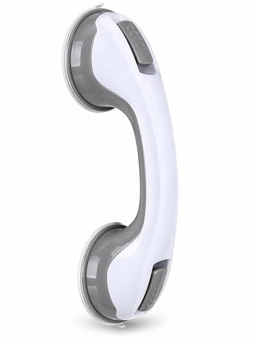 EternaGrip Suction Grab Rails for Bathroom – Shower Handle for Elderly, Strong Locking Suction Shower Grab Rail, Bathroom Safety Hand Rail, Portable Bath Handle for Shower & Bathroom Support