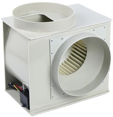 HEALBYBLE Extractor centrífugo de Laboratorio 300 W, Ventilador, Campana extractora Humos, Cabina química, 1450 RPM,Alta Velocidad