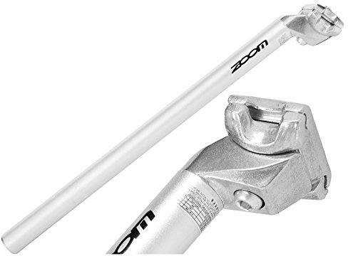 Zoom sp-c212 Sattelstütze Road Fahrrad Fixie Fixed Gear Track MTB Fahrrad silber schwarz, C212, silber