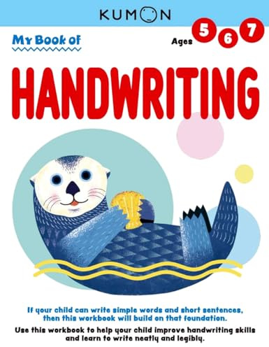 Kumon My Book of Handwriting-Help Children Improve Handwriting Skills and Learn to Write Neatly and Legibly-Ages 5-7