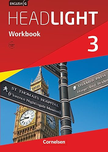 English G Headlight - Allgemeine Ausgabe / Band 3: 7. Schuljahr - Workbook mit Audio-Materialien: Workbook mit Audios online