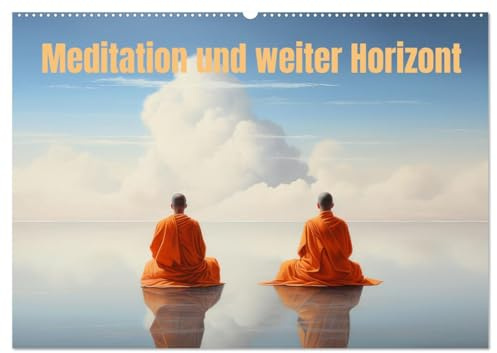Meditation und weiter Horizont (Wandkalender 2026 DIN A2 quer), CALVENDO Monatskalender: Innere Ruhe und Erhabenheit (CALVENDO Menschen)