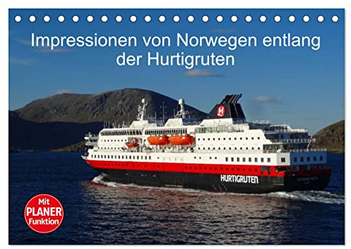 Impressionen von Norwegen entlang der Hurtigruten (Tischkalender 2026 DIN A5 quer), CALVENDO Monatskalender: Mit dem Postschiff auf der schönsten ... der norwegischen Küste (CALVENDO Natur)