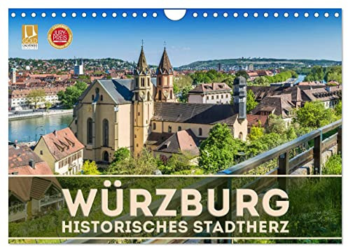WÜRZBURG Historisches Stadtherz (Wandkalender 2026 DIN A4 quer), CALVENDO Monatskalender: Sommerliche Impressionen aus Unterfranken (CALVENDO Orte)