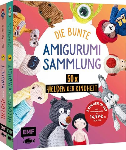 Helden der Kindheit – Die bunte Amigurumi-Sammlung für Disney-Fans: 50 Trickfiguren, Kulthelden und mehr häkeln: Zwei Bücher im Bundle mit allen ... Zwei Bücher im Bundle mit allen Grundlagen