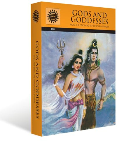Gods and Goddesses- From the Epics and Mythology of India by Amar Chitra Katha (22 Comic Books of Characters in Hindu Religion for Children/indian regional/mythology/comic stories)