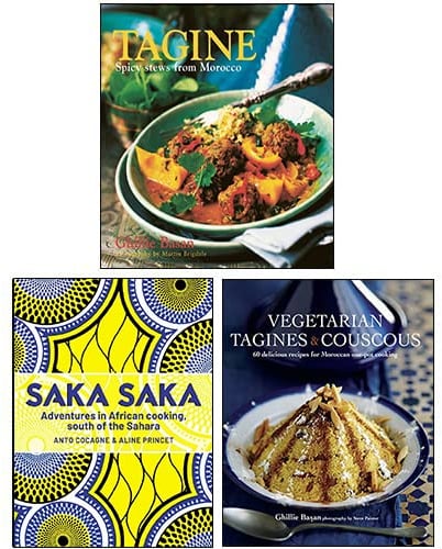 Saka Saka, Vegetarian Tagines & Cous Cous, Tagine: Spicy stews from Morocco 3 Books Collection Set