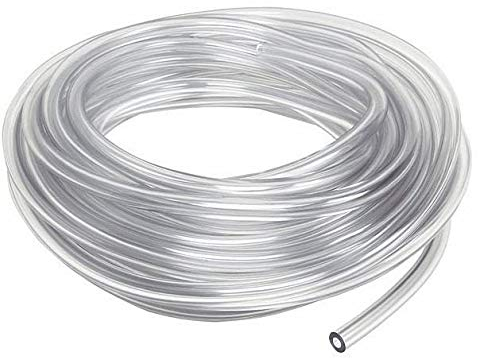 Pneumatic Polyurethane PU Hose 8mm x 5mm 5m Clear (Transparent) Flexible Tubing Pipe Tube - Air Chemical Fuel Oil