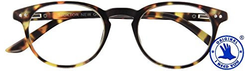I NEED YOU Lesebrille Modell DOKTOR NEW Lesehilfe Fertigbrille SIE & IHN Etui M3 havanna +1,5