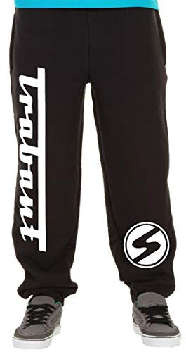 Uglyshirt89 Trabant Männer und Herren Jogginghose | DDR Osten Simson Wartburg Trabi | M1 (L, Schwarz)