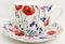 Wildflowers Meadow Breakfast Cup & Saucer Fine Bone China Large Big Cup & Saucer Hand Decorated in UK