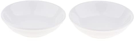 Hellery 2Pcs Ceramic Oil Warmer Dish Burner Holder Cup Diffuser Replacement Parts for Electric Fragrance Diffuser