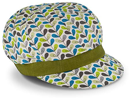 fiebig Antrim Regen Ballonkappe | 100% Baumwolle mit Teflon Beschichtung | Wasserabweisende Damen Outdoor Mütze | Made in Europe (57-M, Kiwi)