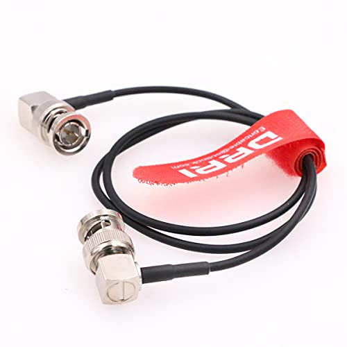 DRRI - Cavo video HD-SDI da 75 Ohm BNC a BNC Rg174, cavo coassiale per telecamere HD e monitor 6''