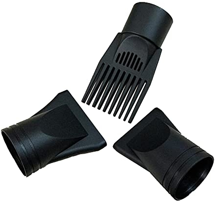 3 PCS/Set Non-Universal Professional Plastic Hair Dryer Diffuser Attachment Hair Dryer Nozzle Comb Concentrator Replacement Hairdressing Tool Fit for Outer Dia 4.5~4.6cm