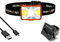 iWotto E light Linterna Frontal LED USB Recargable con Cinta Ajustable y Soporte para Bicicleta - Alta Potencia y 5 Modos - Impermeable y Resistente al Polvo - Running, Pesca, Ciclismo, Senderismo