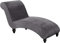 klkjk Samt Chaiselongue Schonbezüge, Liegesessel Stuhlbezug, Relaxliege Deluxe Stuhlbezüge, Schonbezug Stretch rutschfest (Color : Grey)