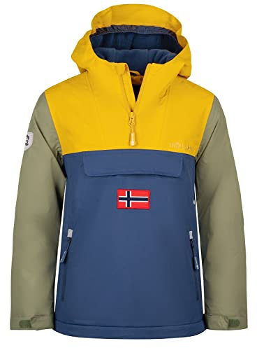 Trollkids Kids Kirkenes Anorak 128, golden Yellow