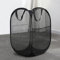 Delamiya Groß Netz-Wäschekorb Faltbar, Pop-up Faltbarer Wäschekorb, Zusammenklappbarer Laundry Baskets Faltbarer Stoffkorb mit Mesh, Wäschekorb mit Griffen für Kinderzimmer, Studentenwohnheim (1 Pack)