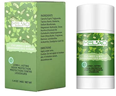 Deo stick damen herren, Deodorant Antitranspirant ohne aluminium, Natürliche intim deo creme Gurken Minze deodorants Deostift schützt vor Transpiration und Geruch, Verbesserung Körpergeruchs
