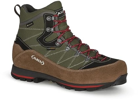 AKU Trekker Lite III Wide GTX, Stivali SENDERISMO Uomo, Verde Beige, 45 EU