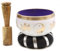 Yin & Yang Klangschalen-Set, 10,7 cm, Weiß/Violett