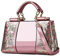 Nevenka Modische Damen-Handtaschen aus Lackleder-Rosa