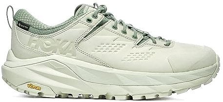 HOKA ONE ONE KAHA Low GTX, Scarpe da Escursionismo Unisex-Adulto, Celadon Tint/Basil, 41 1/3 EU