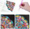MWOOT 2 Stück DIY Mandala Diamant Malen Ecklesezeichen, Diamond Art Painting Corner Bookmark, 5D Dreieck Strass Malen Buchklammern Malen nach Zahlen für Anfänger, Buch Notizbuch Geschenke Dekoration