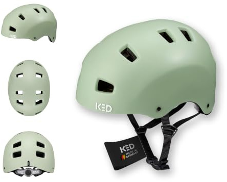 KED Citro City Fahrradhelm Für Erwachsene – Komfortabler MaxShell Schutz, Sicherer K-Lock Verschluss Und LED-Rücklicht Mit Reflektor