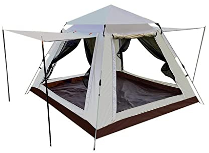 LUKEO Automatisches Strandzelt für den Außenbereich, tragbares Doppeldeck-Zelt, Campingzelt, Rucksack, Sonnenschutz, Zelt zum Wandern