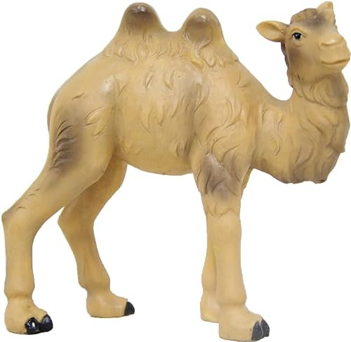 FADEDA Kamel, Jungtier/Höhe:10 cm/handbemalt/detailgetreue Krippen Figuren - Weihnachten Tisch Dekoration Krippe Zubehör