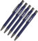 Westcott PRIMESOFT Kugelschreiber 5 Stück | 5er Set Blaue Premium Kugelschreiber aus Aluminium | Dokumentenecht mit blauer Tinte | Strichstärke XB 1,4 mm | E-745005 00