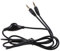 Christol 3.5mm Male to Male Stereo Headphone Audio Extension Cable Cord with Volume Control Black Extension Cord Wire Wear Resist