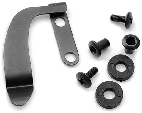 KYDEX Clip K Scheide Clip Zugang Scheide Zurück Clip KYDEX Scheide Trage Clip K Scheide Clip Für Kydex (B, 1 STCK.)