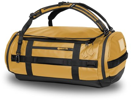 WANDRD Tragetasche – perfekte Reisetasche für unterwegs: vielseitig für Reisen, ideale Wochenend- und Alltagstasche, Dallol-Gelb, 60L