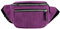 FERCAISH 1 sac banane en velours côtelé violet, 2 poches zippées, sac à bandoulière, pour femmes et filles, lilas, Loisirs