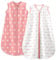 Yoofoss 2er Pack Schlafsack Baby Sommer 100% Baumwolle Musselin 0.5 Tog Sommerschlafsack Atmungsaktiv Babyschlafsack 90 cm für Jungen Mädchen Neugeborene 18-24 Monate