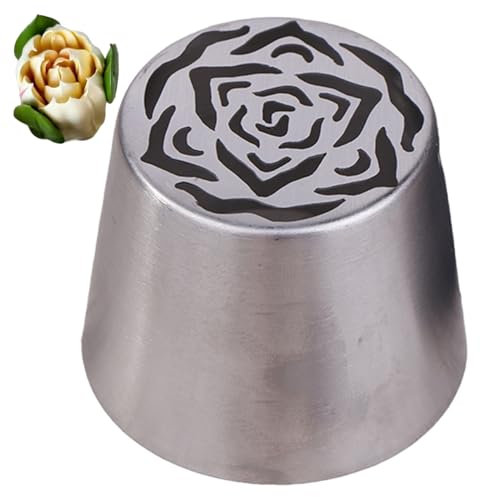1PC Flower Piping Tips Stainless Steel Flower Frosting Nozzles DIY Cake Decorating Supplies for Home Kitchen Baking Accessories