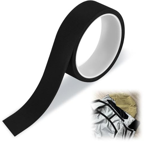 Tikplus Nahtband zum Aufbügeln, Patch-Reparaturband 30mm Breit, Zelt Klebeband Wasserdicht, Nahtdichtband Stoff, Dichtband Selbstklebend für Fabric Neoprenanzüge Repair, Seal (30mm*5m)