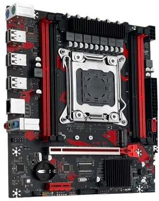 Scheda madre X79 combo con processore CPU Xeon E5 2650 V2 LGA 2011 + DDR3 1 * 16GB Supporto slot M.2 NVME(Motherboards)