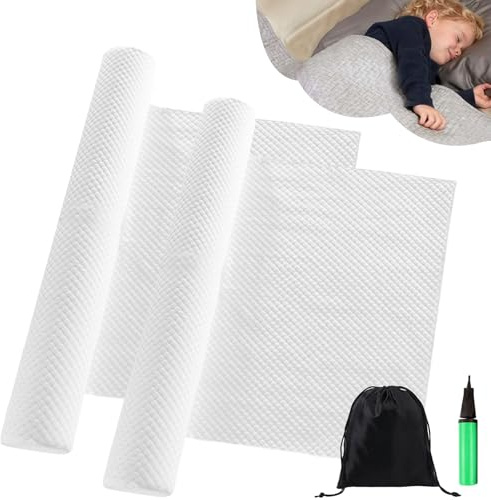 Bekasa 2er Set Rausfallschutz Aufblasbar Bett Reise 120cm mit Handpumpe