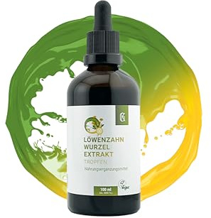 Löwenzahnwurzel Extrakt 20:1 | Kraftgras Löwenzahnwurzel Extrakt 20:1 | 100% Natürlich | Ohne Alkohol & Zusatzstoffe | Vegan