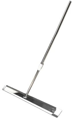 Concrete Trowel, Stainless Steel Self-Leveling Cement Tool with Adjustable Handle for Laying Floors