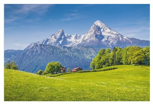 Puzzle 1000 Stück，Nationalpark Berchtesgadener Land, Bayern, Deutschland，Klassische Puzzle 3D Puzzle DIY Kit Papier Spielzeug Einzigartiges Geschenk Wohnkultur（38x26cm）-T52