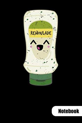 Notebook: Kawaii composition Notebook with a remoulade illustration, ruled 6x9.
