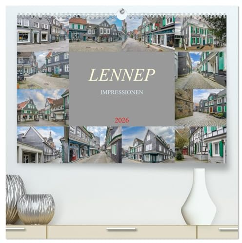 Lennep Impressionen (hochwertiger Premium Wandkalender 2026 DIN A2 quer), Kunstdruck in Hochglanz: Jeder Monat präsentiert fesselnde Fotografien, die ... Nordrhein-Westfalen einfangen (CALVENDO Orte)